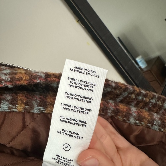 Avec Les Filles Oversized Plaid Bomber Jacket - Picture 8 of 8